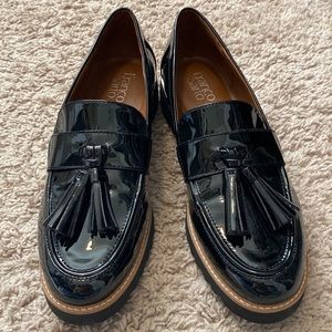 Franco sarto carolynn patent loafers size 9m